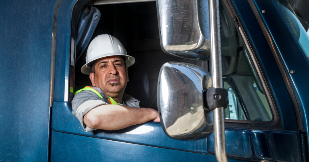 aggressive truck driving